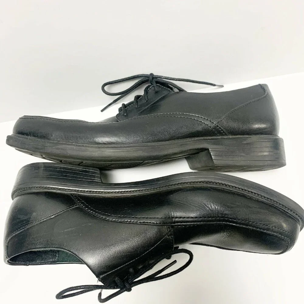 Men 8 Bostonian Lites Black Lace Dress Shoes